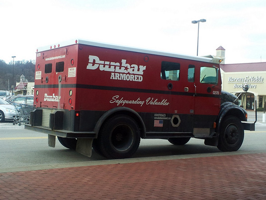 Dunbar Armored Truck marketing tagline