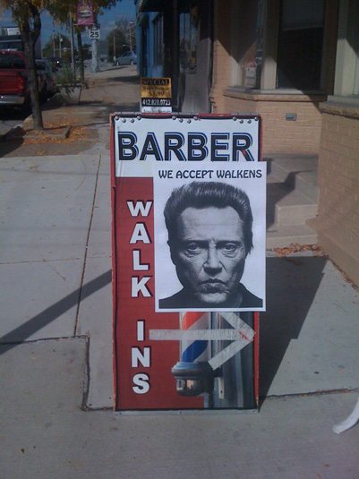 Christopher Walken, Small Business Signs