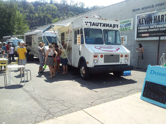Food trucks battle brick and mortar restaurants for locations and customers, food truck rally pittsburgh