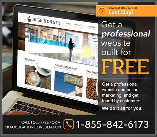 Free small business website offer