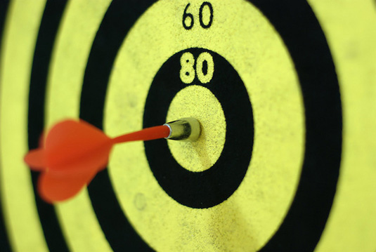 getting more targeted traffic to your small business website, bullseye