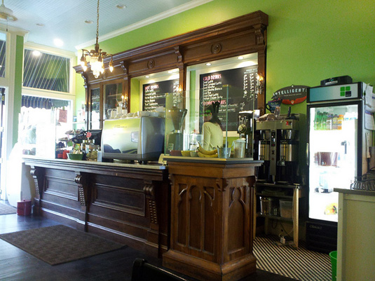 Big Dog Coffee small business counter
