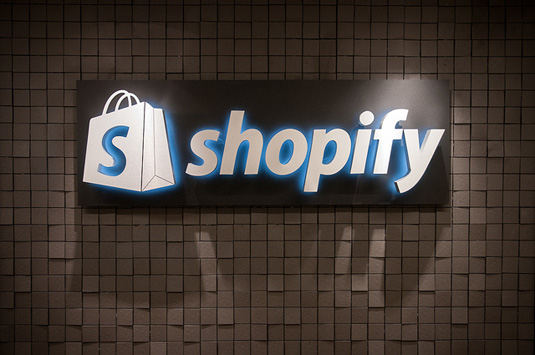 Shopify sign